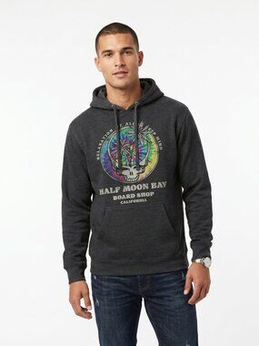 *Tech Styles Half Moon Bay Board Shop Graphic Sweater